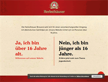 Tablet Screenshot of herbsthaeuser.de